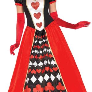 Leg Avenue Women’s Wonderland Queen of Hearts Halloween Costume