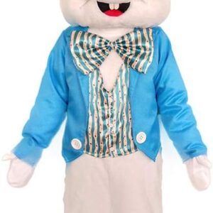 New Easter Bunny Costume Rabbit Halloween Mascot Costume Adult Fancy Dress