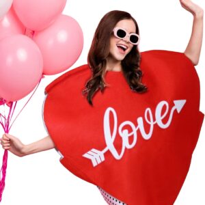 Xtinmee Valentine’s Day Costume, Adult Heart Costume For Halloween Valentines Day Anniversary Mothers Day Props Party Costume