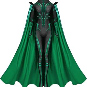 Women’s Super Villain Goddess Costume Halloween Cosplay Jumpsuit Bodysuit