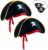 D-Fokes 2 Pieces Pirate Hat Skull Print Pirate Captain Costume Cap – Pirate Accessories Funny Party Hat