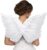 HAPPY PLACE PRODUCTS Angel Wings Costume for Women with Adjustable Straps to Fit Most Sizes Photoshoot prop Halloween Costume